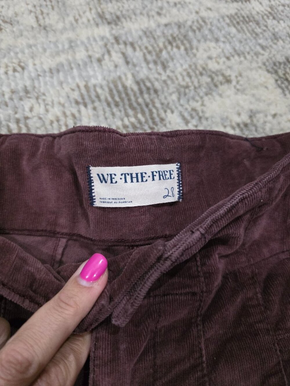 Free people 28 corduroy
